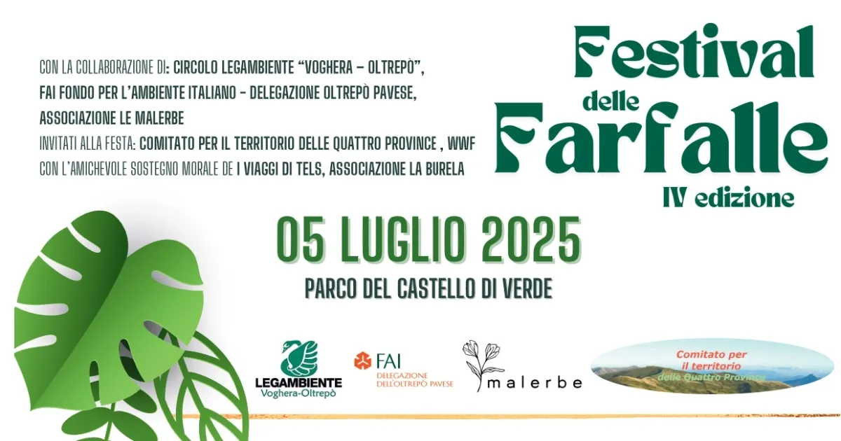 Immagine header 3 per Festival delle Farfalle 2025 - IV edizione